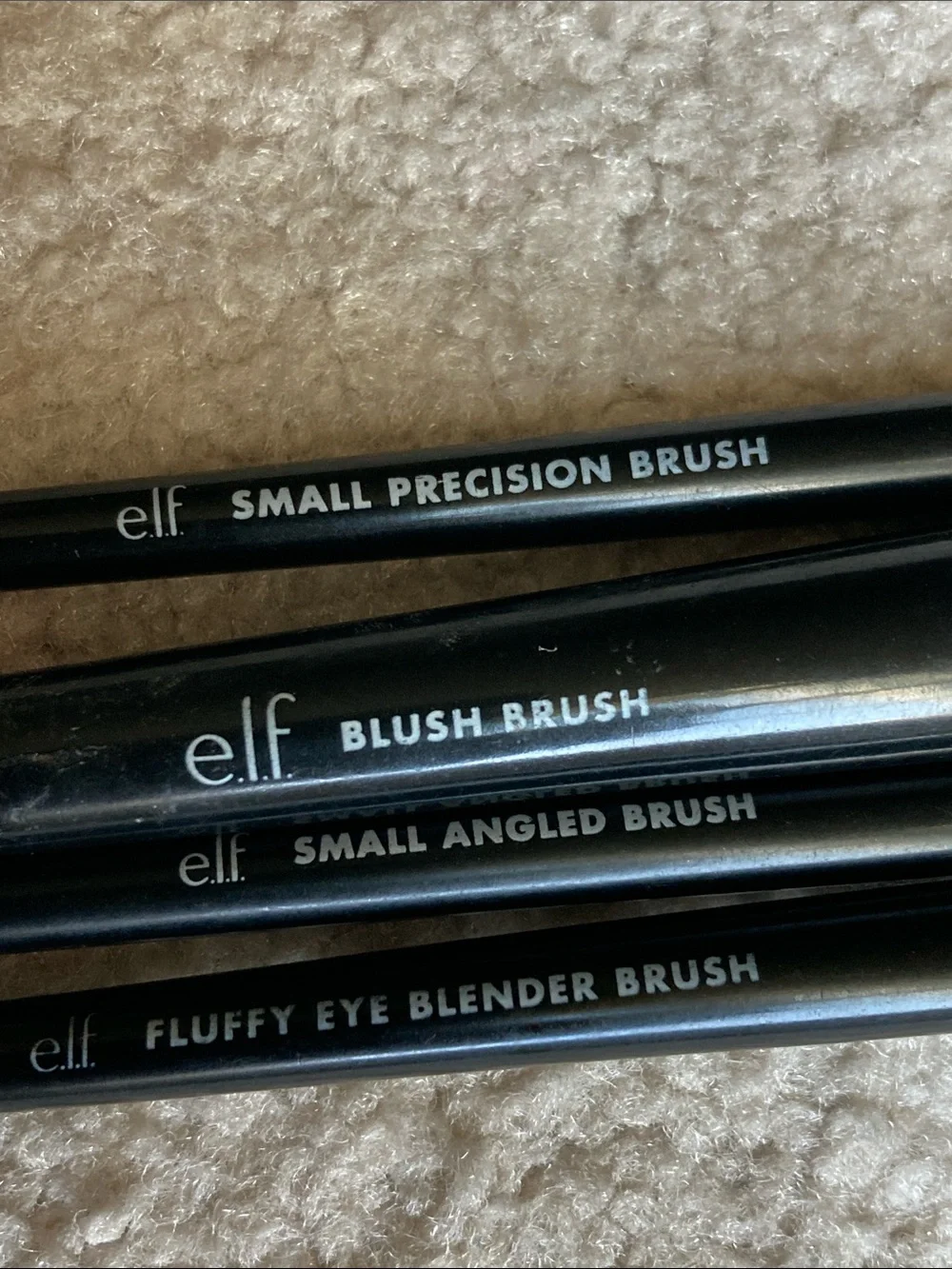 Assorted set of used 11 makeup brushes including Sephora, sonia kashuk and elf